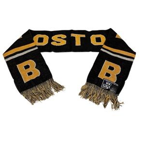 Boston Bruins Black and Gold Scarf